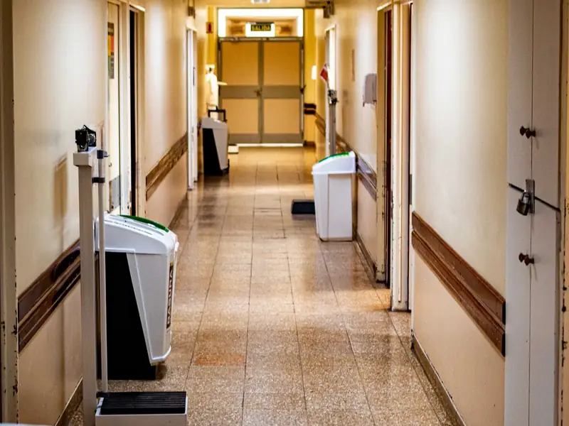 Hospital corridor