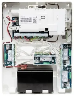 Qolsys IQ Pro commercial intrusion panel, cover open